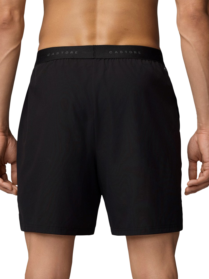 Product image 2 of 3, which shows Castore Elastic Shorts, Black/White, S