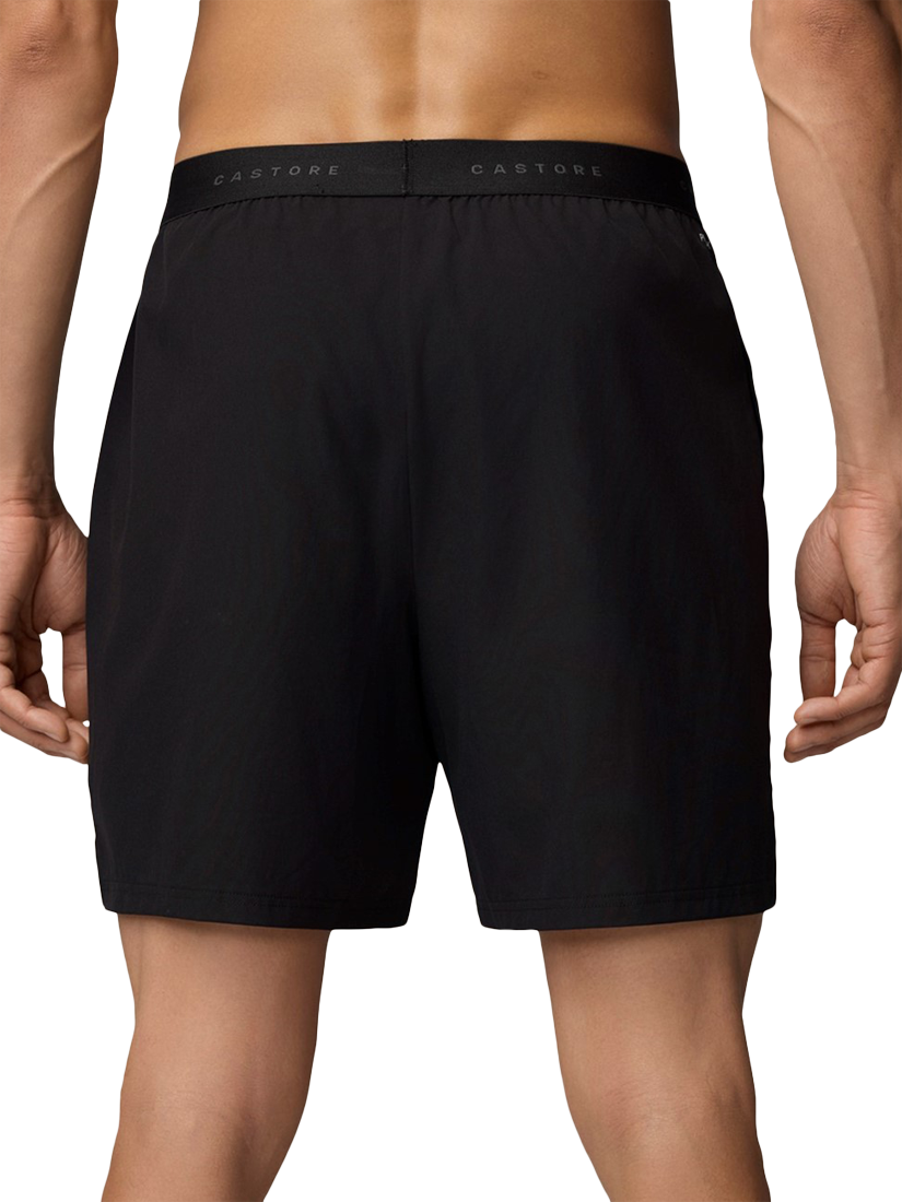 Product image 2 of 2, which shows Castore Elastic Shorts, Black/Gunmetal, S