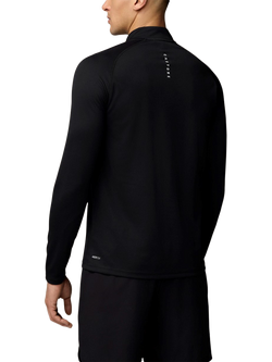 Castore Men's Adapt Long Sleeve Quarter-Zip Training Top, Black/White - view 2, Black/White