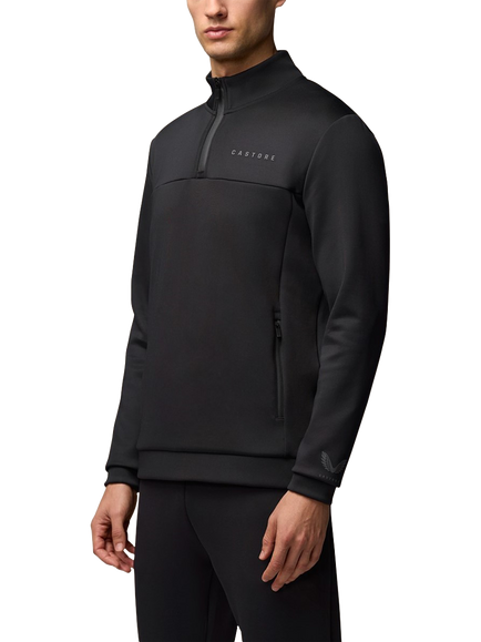 Castore Scuba 1/4 Zip Top, Black