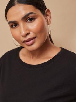 Live Unlimited Curve Elbow Sleeve T-Shirt, Black - view 2, Black