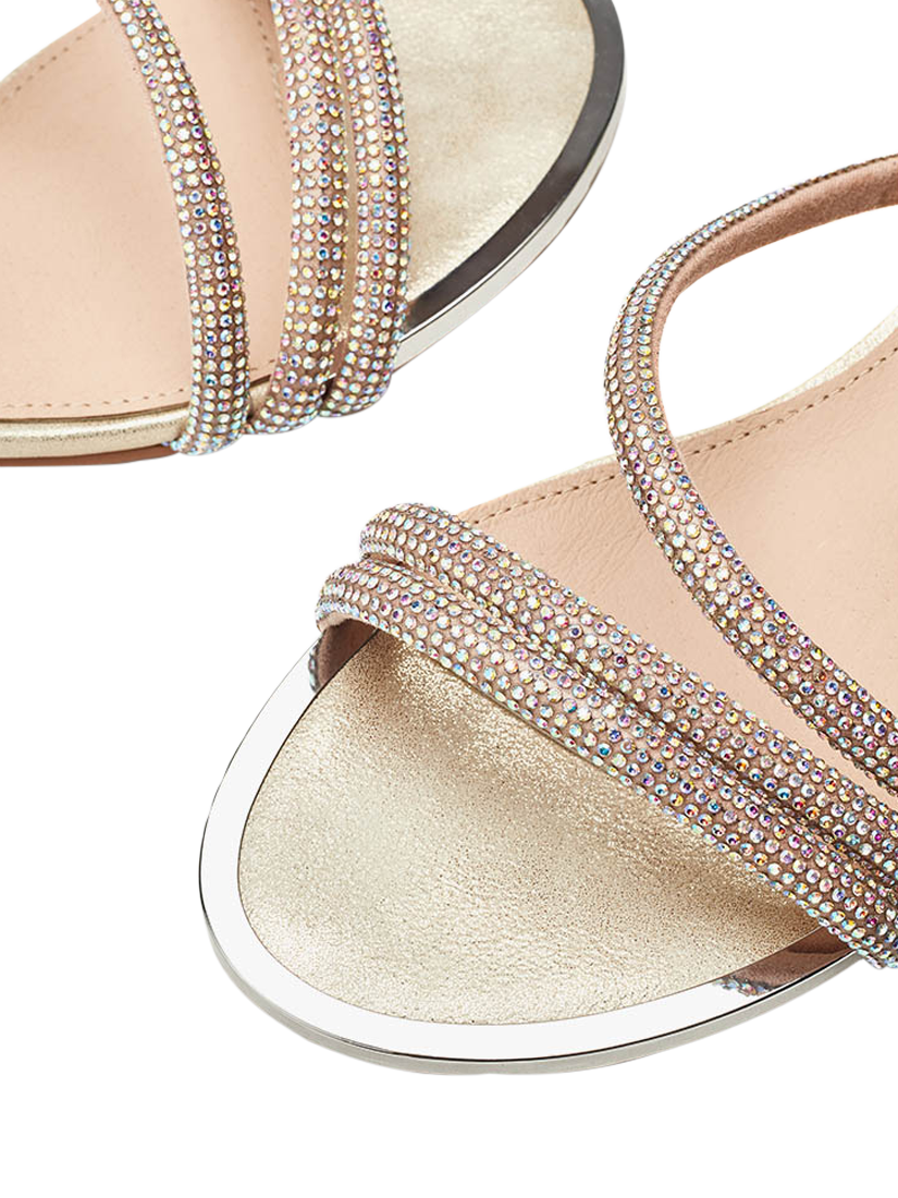 Product image 3 of 4, which shows Moda in Pelle Lyddia Porvair Sandals, Gold, 3