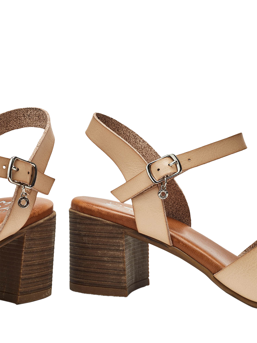 Product image 4 of 4, which shows Moda in Pelle Novie Porvair Sandals, Off White, 3