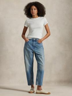 Polo Ralph Lauren Curved Tapered Jeans, Light Blue, Light Blue