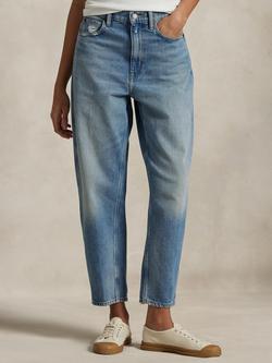Polo Ralph Lauren Curved Tapered Jeans, Light Blue - view 2, Light Blue