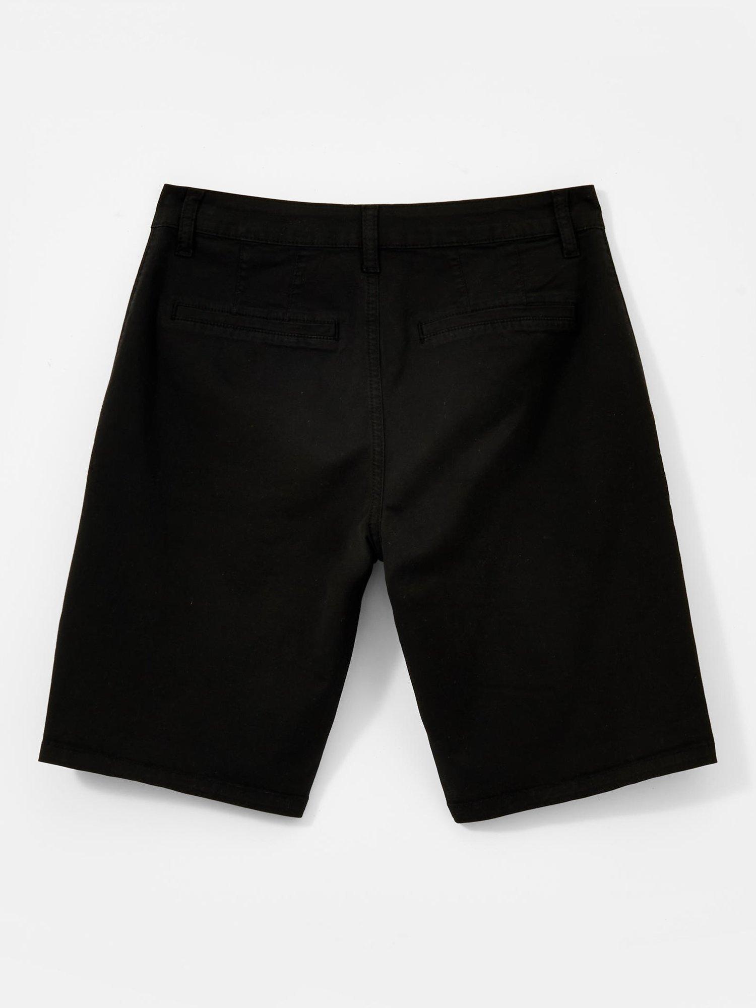 Product image 7 of 8, which shows Mint Velvet Tailored Chino Long Shorts, Black, 8