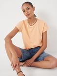 HUSH Slub Cotton Slim Fit T-Shirt, Peach
