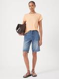 HUSH Slub Cotton Slim Fit T-Shirt, Peach