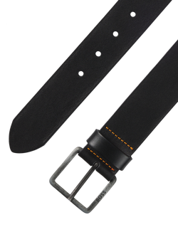 HUGO BOSS BOSS Jeeko Leather Belt, Black - view 2, Black