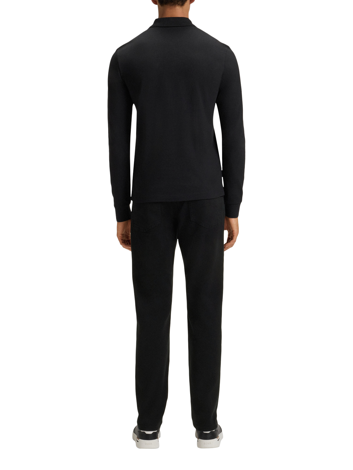 Product image 2 of 6, which shows HUGO BOSS BOSS Regular Fit Mid Rise Jeans, Black, 32R