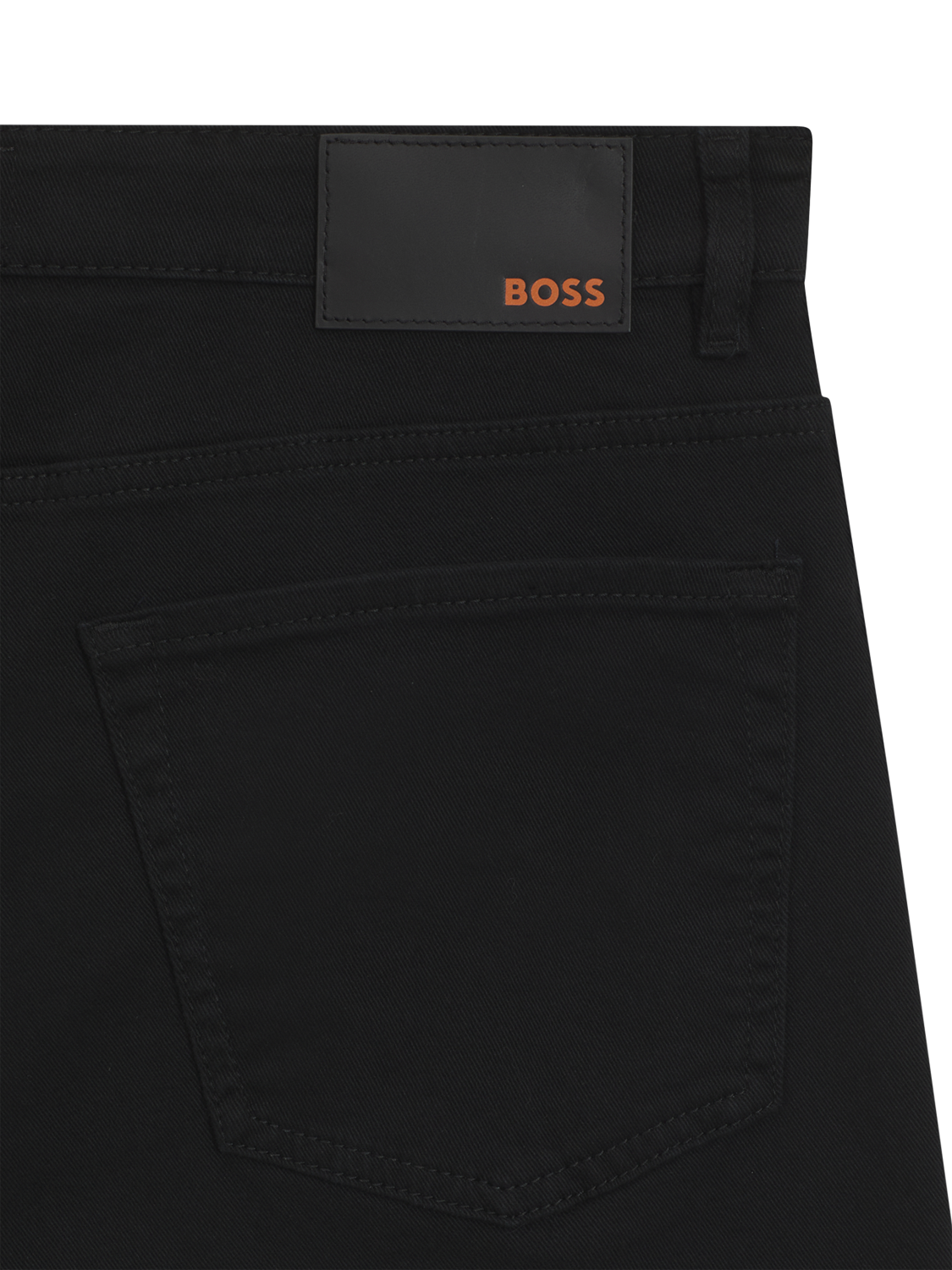 Product image 6 of 6, which shows HUGO BOSS BOSS Regular Fit Mid Rise Jeans, Black, 32R