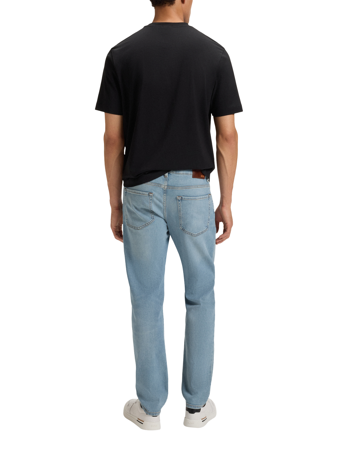Product image 2 of 6, which shows HUGO BOSS BOSS Regular Fit Mid Rise Jeans, Bright Blue, 32R