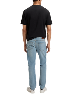 HUGO BOSS BOSS Regular Fit Mid Rise Jeans, Bright Blue - view 2, Bright Blue