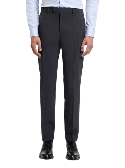 BOSS Wool Blend Suit Trousers, Dark Grey
