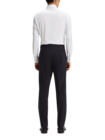 HUGO BOSS Tailored Trousers - view 2, Dark Blue