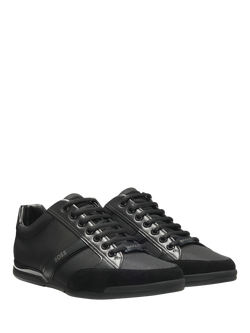 BOSS Lace-Up Trainers, Black - view 2, Black