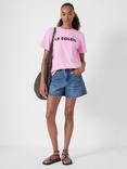HUSH Rosie Le Soleil T-Shirt, Soft Pink
