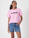 HUSH Rosie Le Soleil T-Shirt, Soft Pink