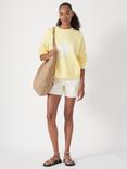 HUSH Star Graphic Sweatshirt, Pale Yellow
