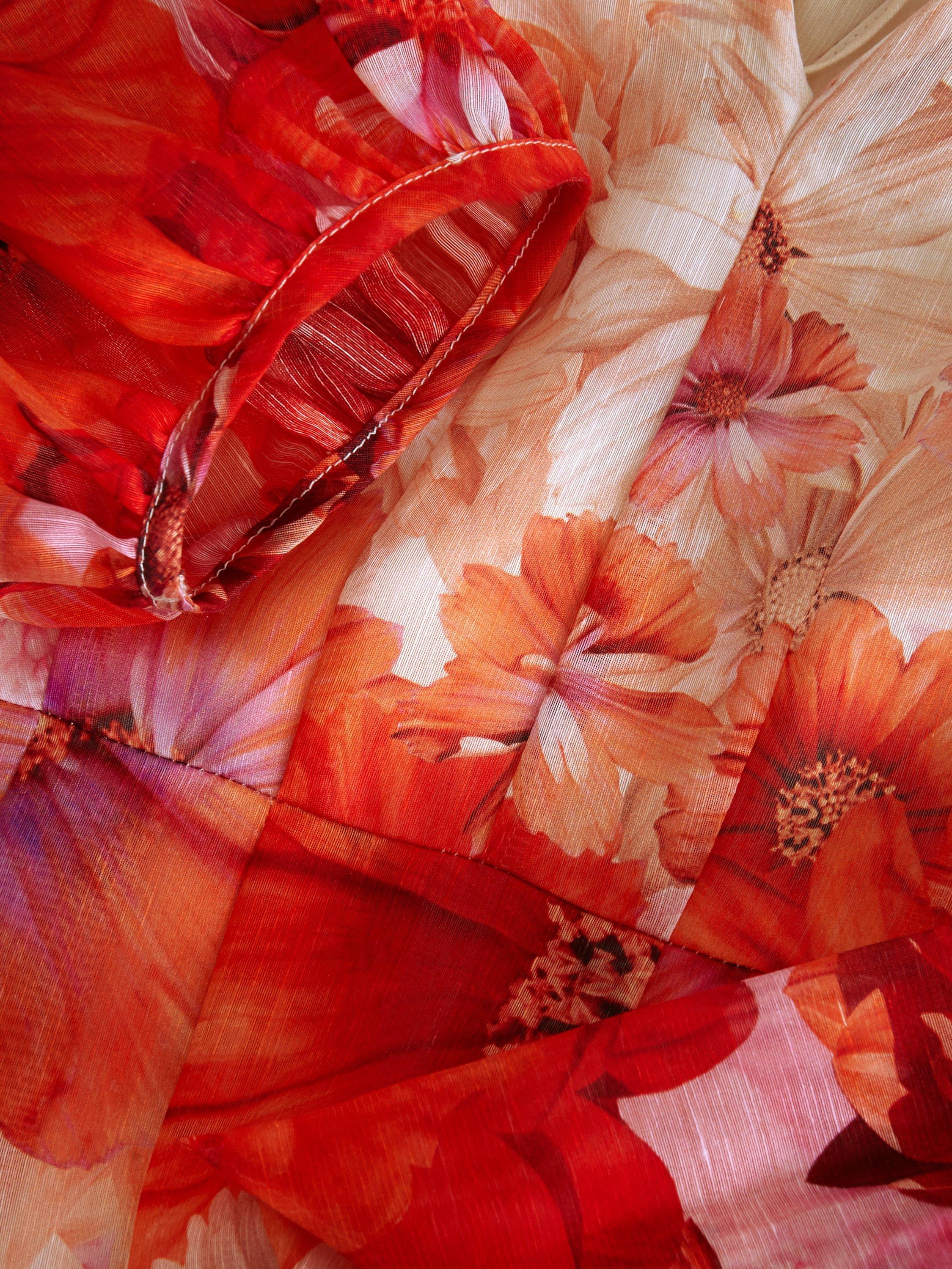 Product image 6 of 7, which shows Phase Eight Petite Jaslyn Floral Midi Dress, Multi, 6