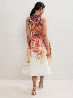 Phase Eight Petite Bethany Floral Dress containing TENCEL™ Lyocell - view 2, Multi