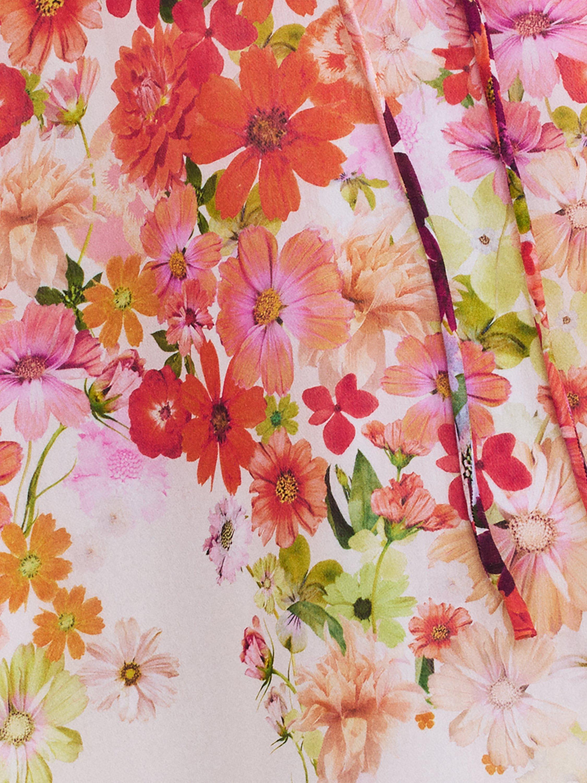 Product image 6 of 7, which shows Phase Eight Petite Bethany Floral Dress, Multi, 6