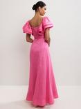 Phase Eight Collection 8 Rhianna Ruffle Sleeve Maxi Dress, Pink