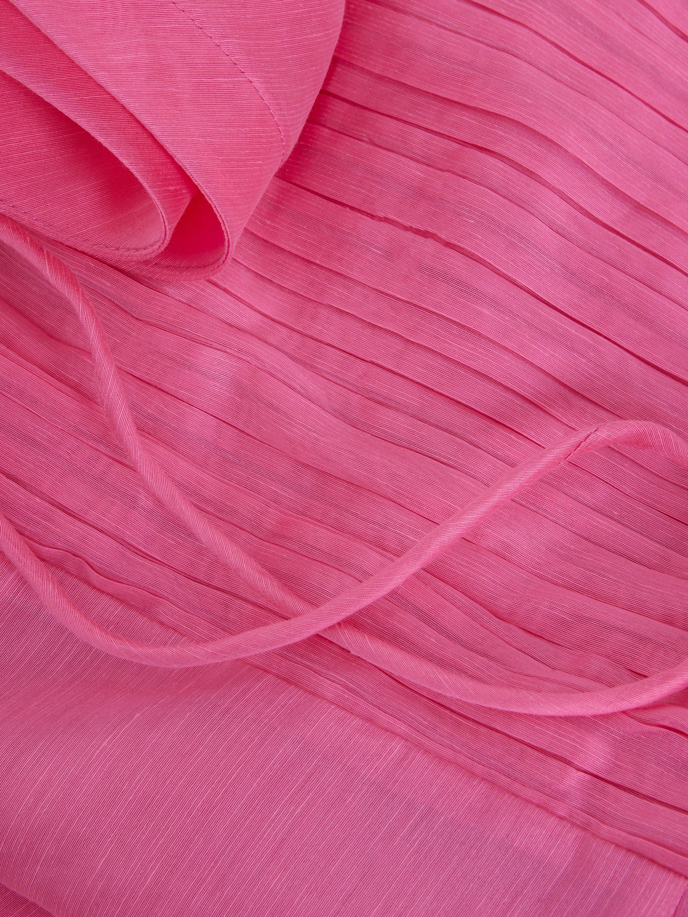 Product image 6 of 10, which shows Phase Eight Collection 8 Rhianna Ruffle Sleeve Maxi Dress, Pink, 6
