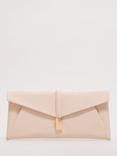 Phase Eight Metal Trim Clutch Bag, Neutral