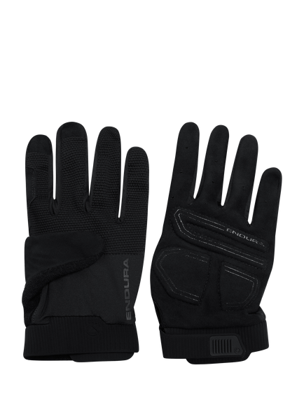 Endura Loop Full Cycling Gloves, Bk Black, Bk Black