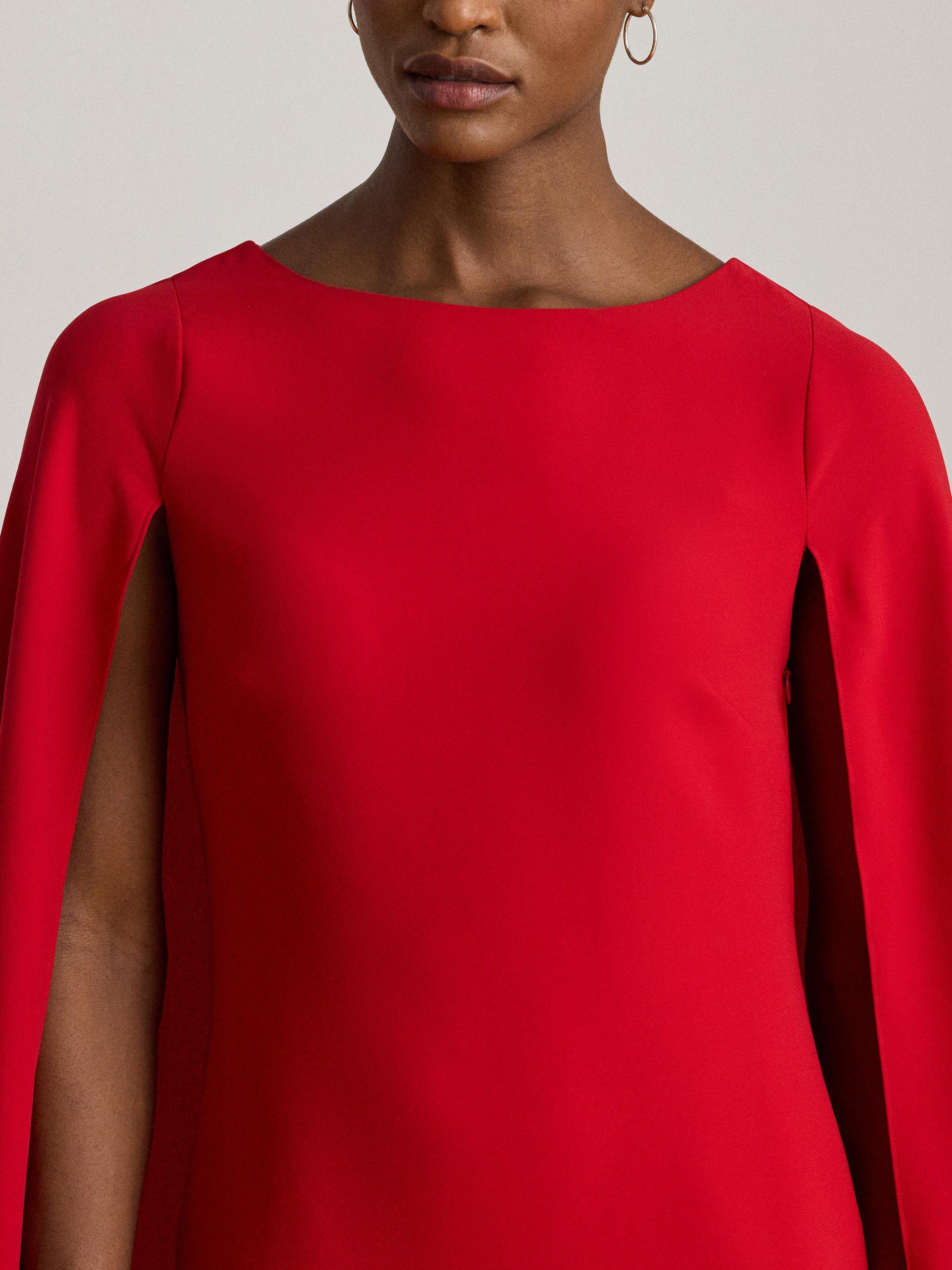 sachin and babi light blue dress $195 Lauren Ralph Lauren Women's Cape Georgette Cocktail Dress Black 12