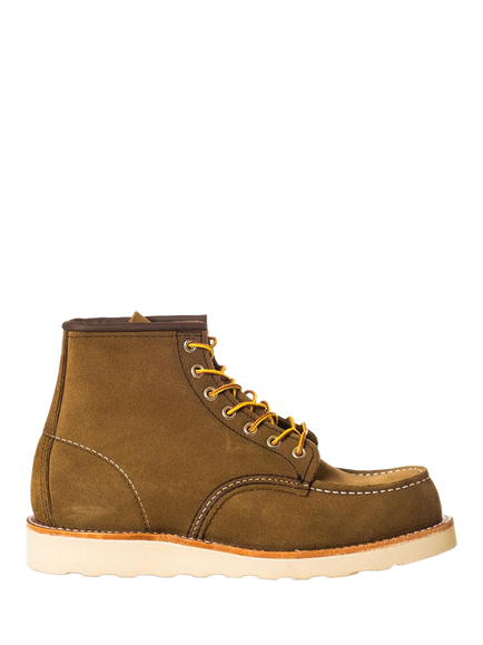 Red Wing Classic 6" Moc Toe Boots, Olive, Olive