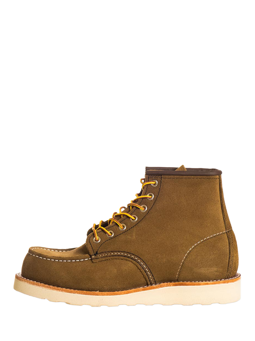 Product image 2 of 2, which shows Red Wing Classic 6" Moc Toe Boots, Olive, 7