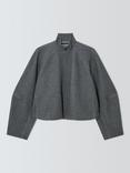 MM Era Full Zip Cardigan, Dark Grey