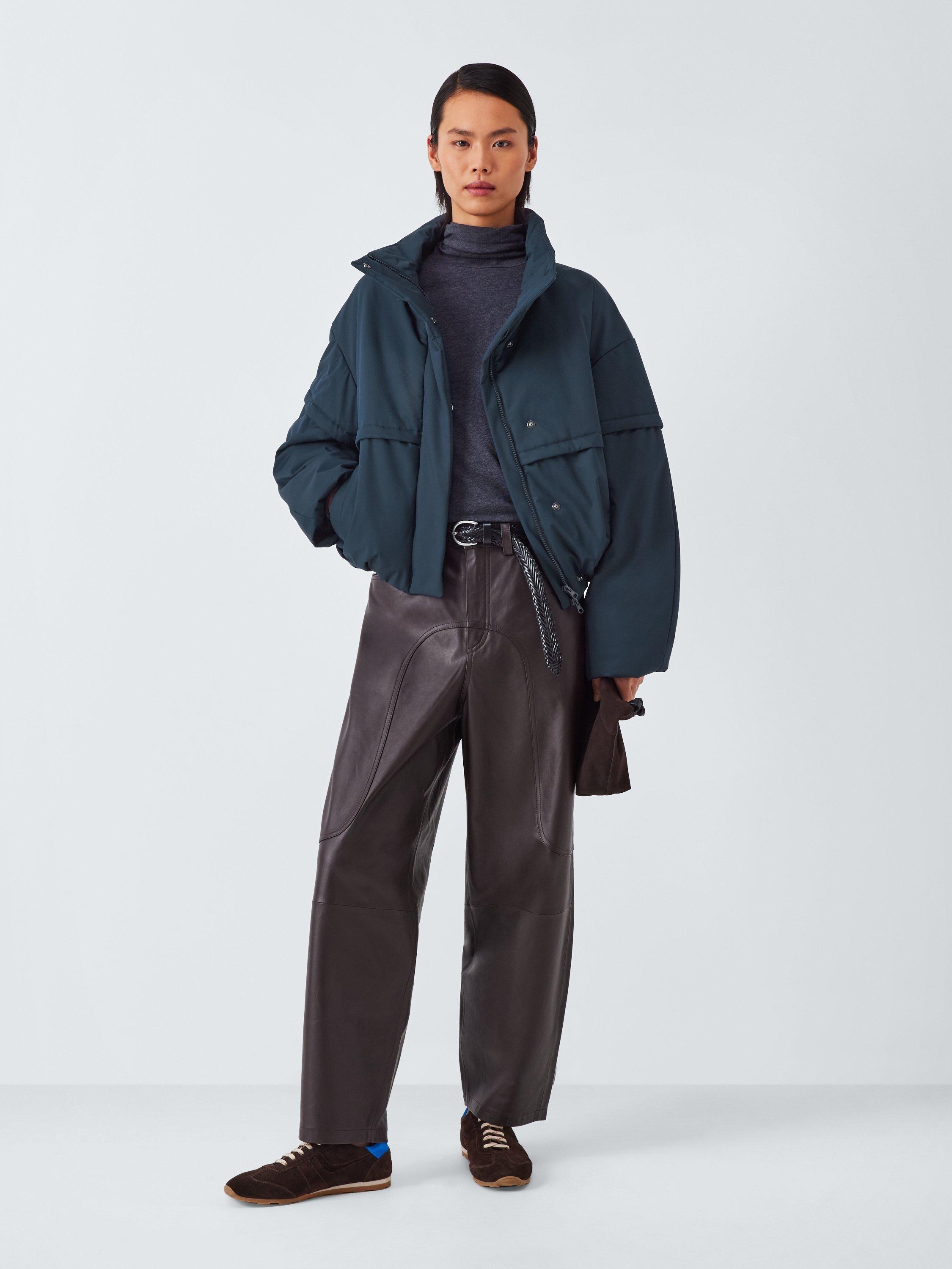 Product image 3 of 6, which shows MM by MaxMara Lina Quilted Jacket, Ultramarine, 6