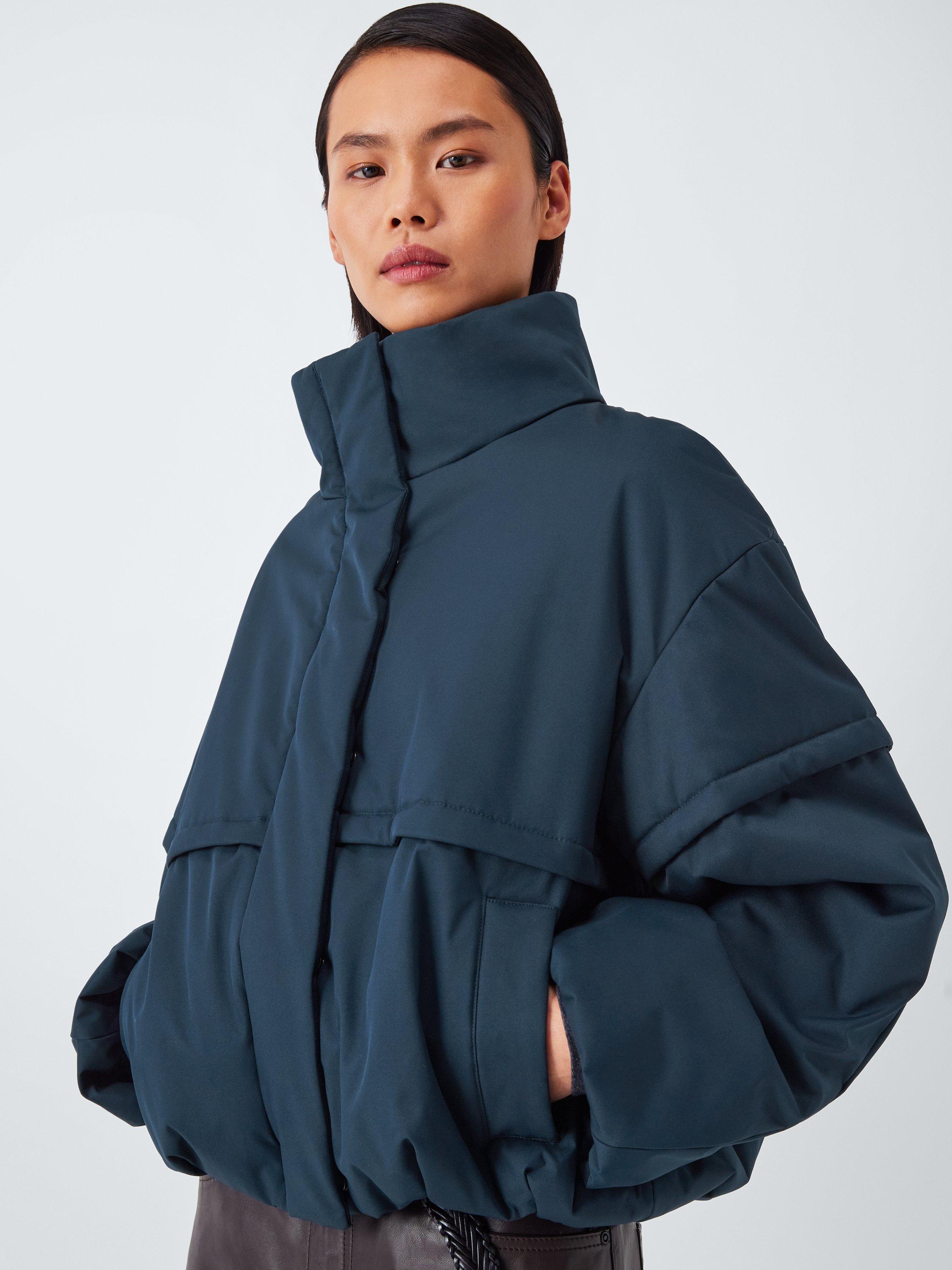 Product image 5 of 6, which shows MM by MaxMara Lina Quilted Jacket, Ultramarine, 6
