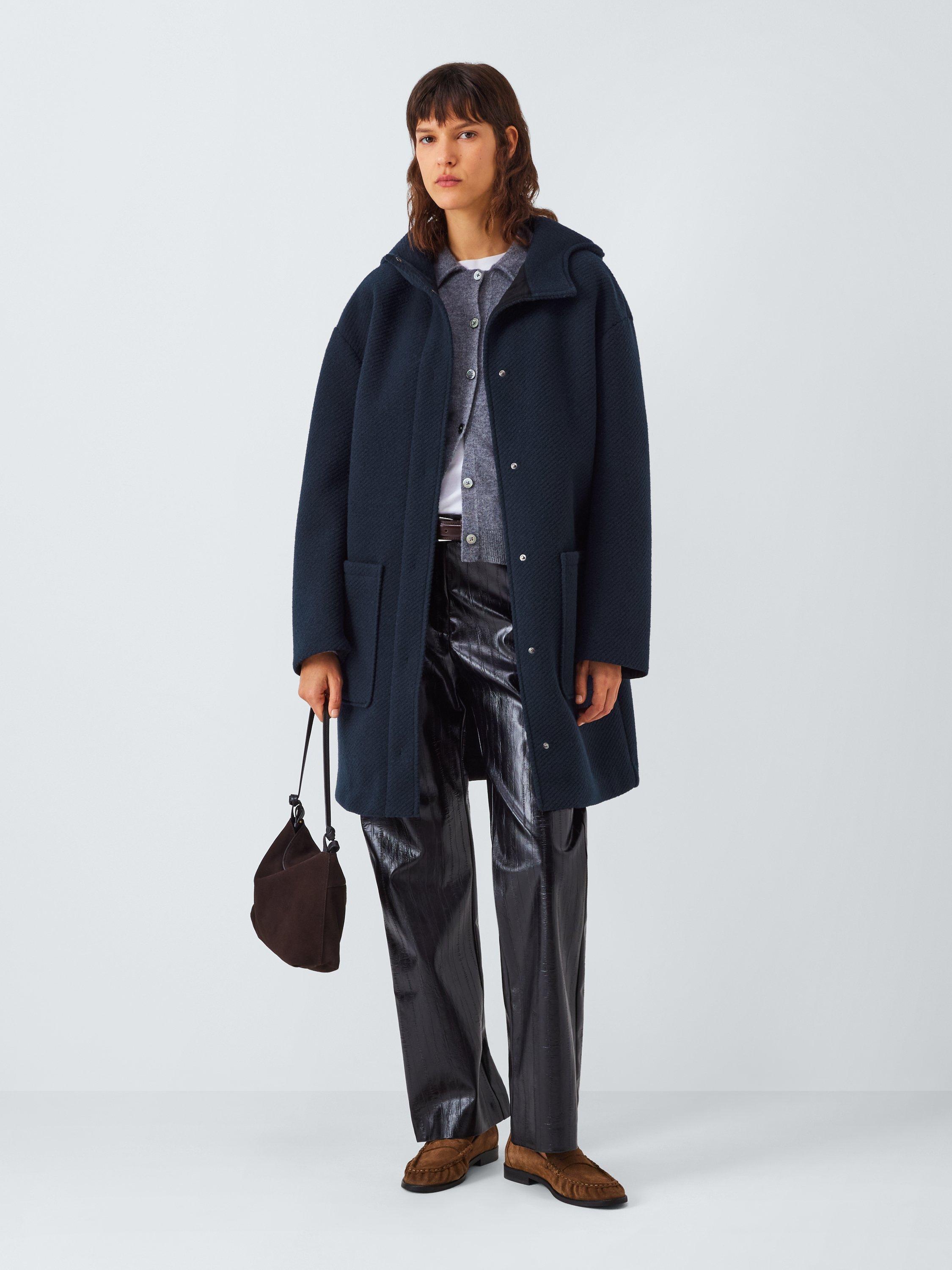 Product image 5 of 6, which shows MM by MaxMara Tantalo Jersey Jacket, Navy, L