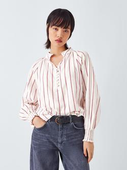 AND/OR Harriet Stripe Top, Pink/Multi, Pink/Multi
