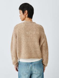AND/OR Poppy Wool Blend Cardigan - view 2, Natural