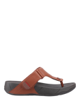 FitFlop Trakk II Leather Sandals, Dark Tan
