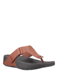 FitFlop Trakk II Leather Sandals, Dark Tan