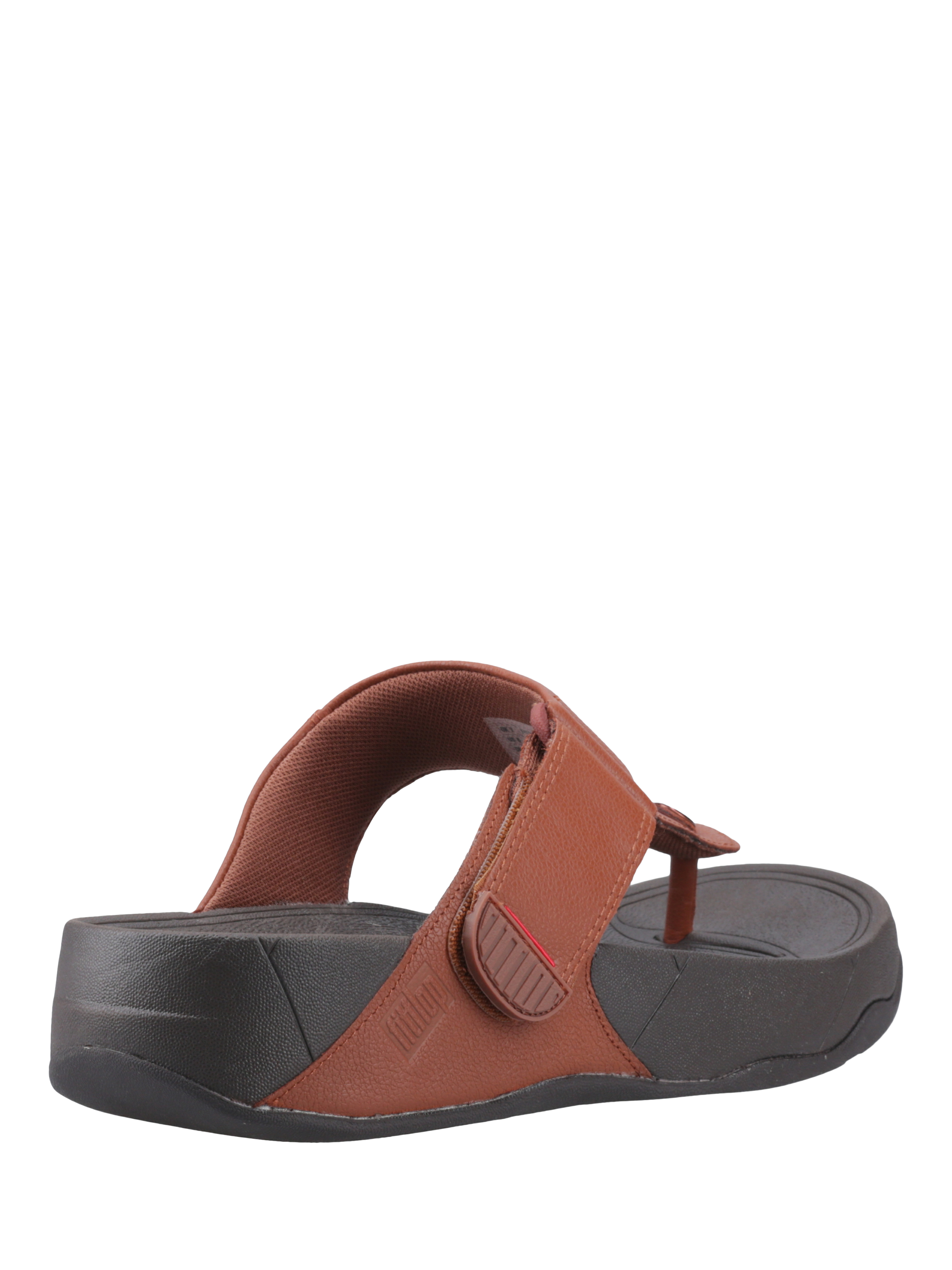 Product image 3 of 5, which shows FitFlop Trakk II Leather Sandals, Dark Tan, 7
