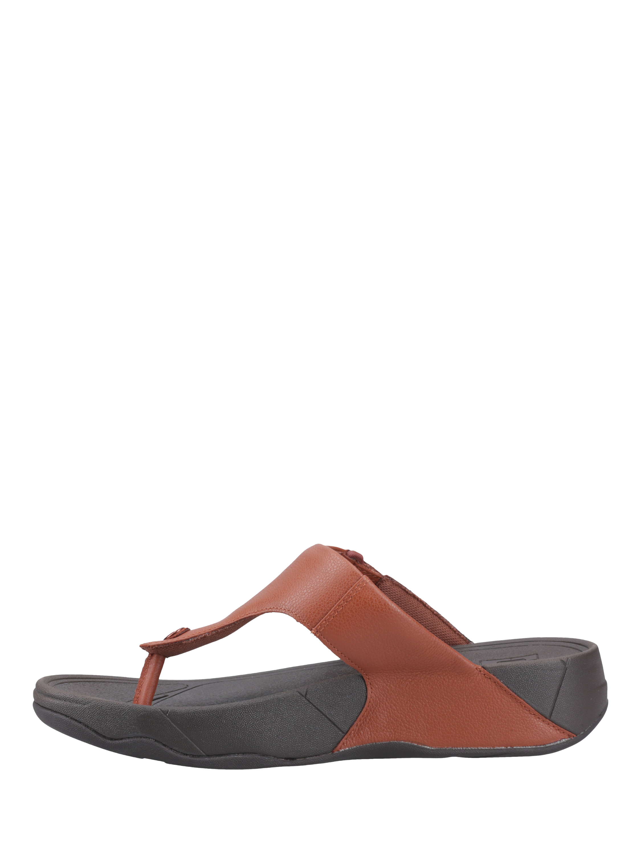 Product image 5 of 5, which shows FitFlop Trakk II Leather Sandals, Dark Tan, 7