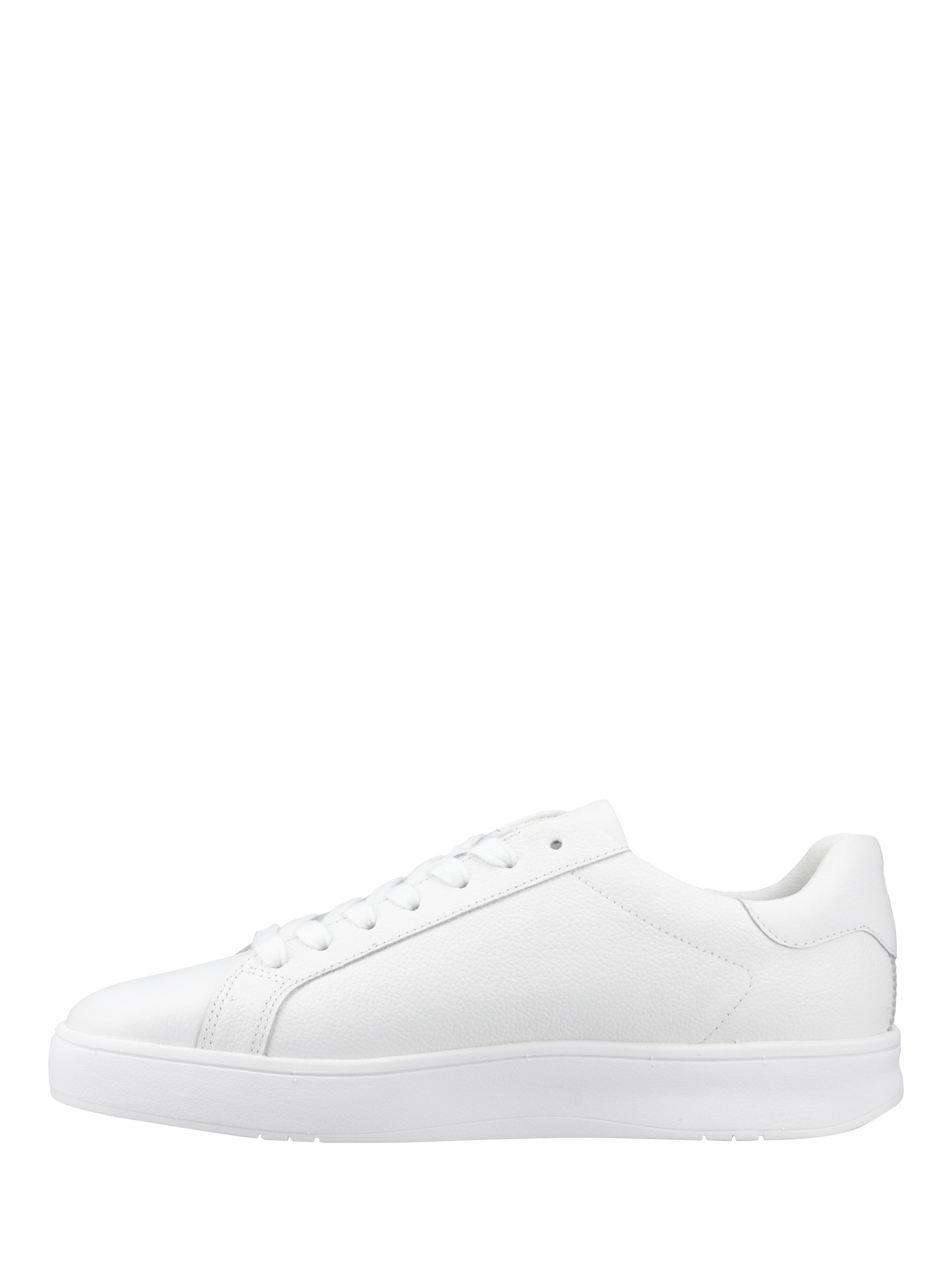 Product image 4 of 5, which shows FitFlop Rally II Lace Up Leather Trainers, White, 7