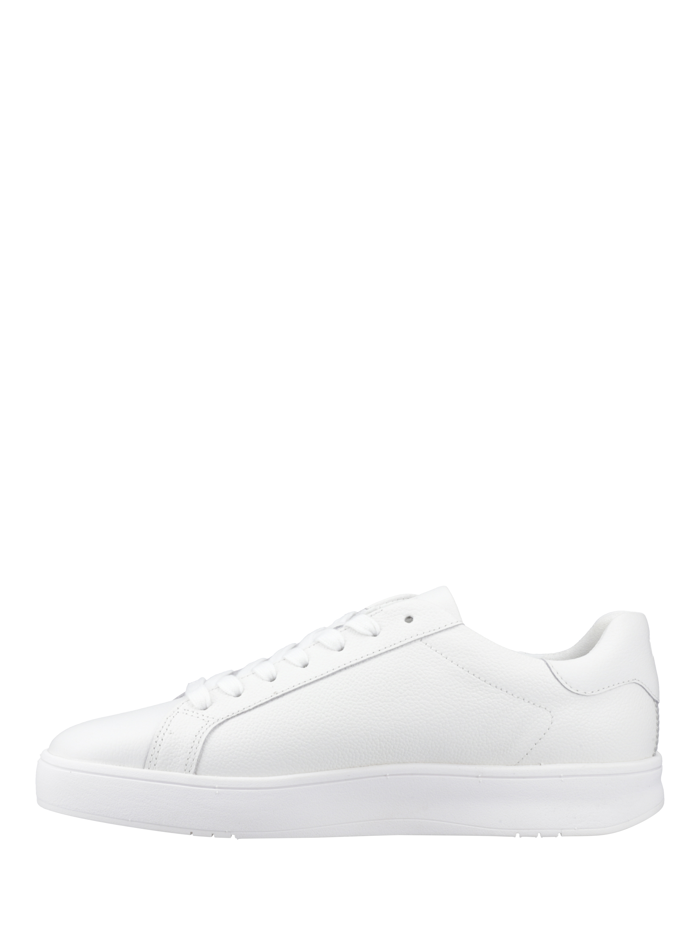 Product image 5 of 5, which shows FitFlop Rally II Lace Up Leather Trainers, White, 7