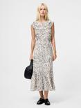 French Connection Josie Delphine Frill Midi Dress