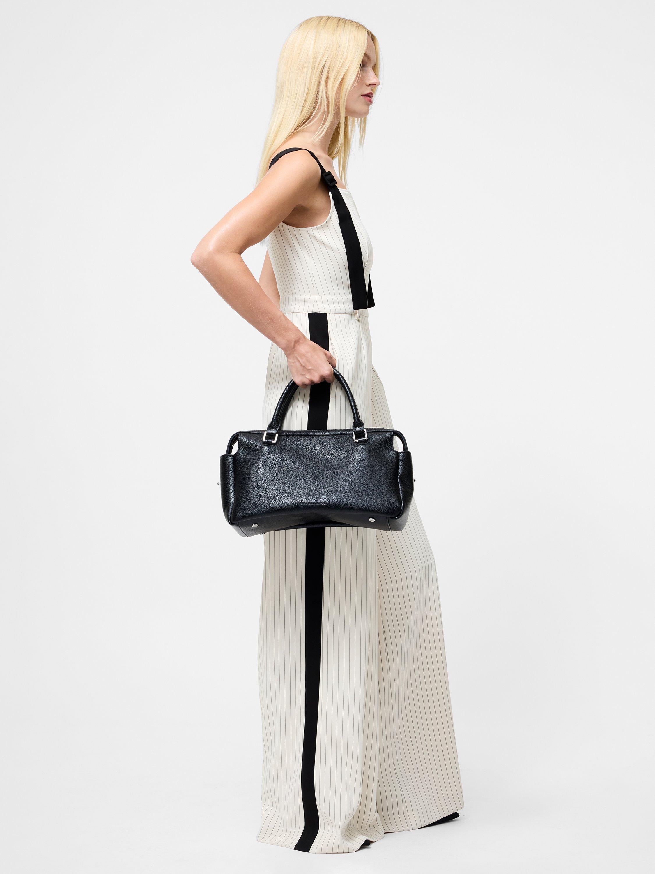 Product image 2 of 5, which shows French Connection Mara Vinnie Pinstripe Suiting Jumpsuit, White/Multi, 6