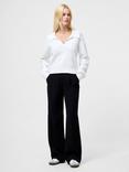 French Connection Lily Mozart Cotton Collared Jumper