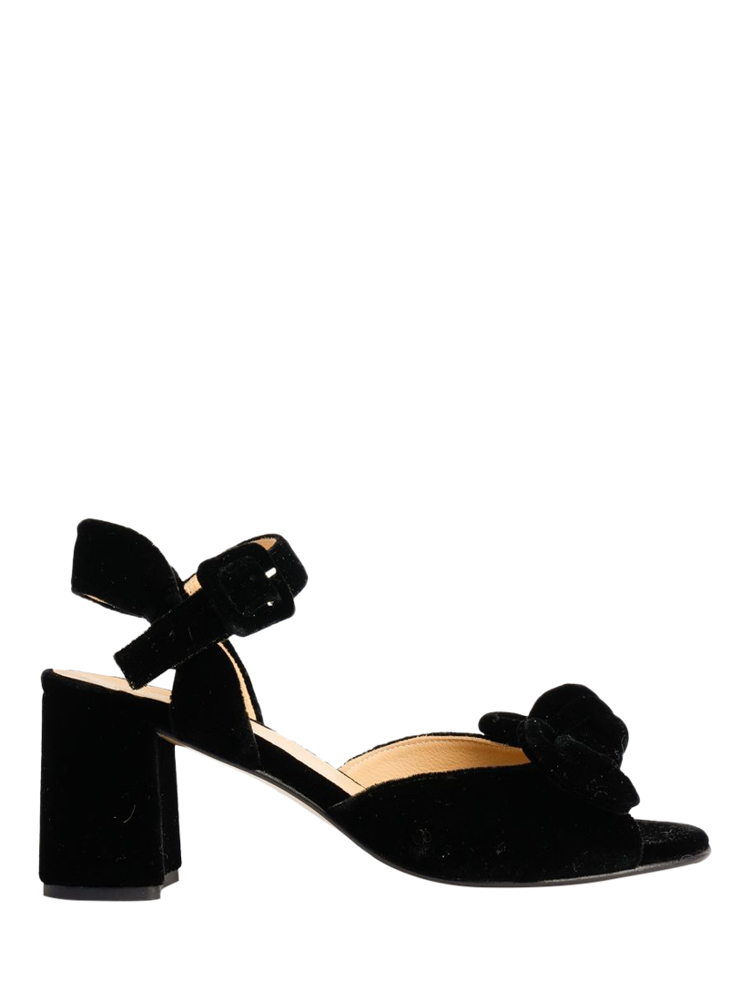 Product image 1 of 5, which shows Penelope Chilvers Minnie Block Heel Sandal , Black, 5