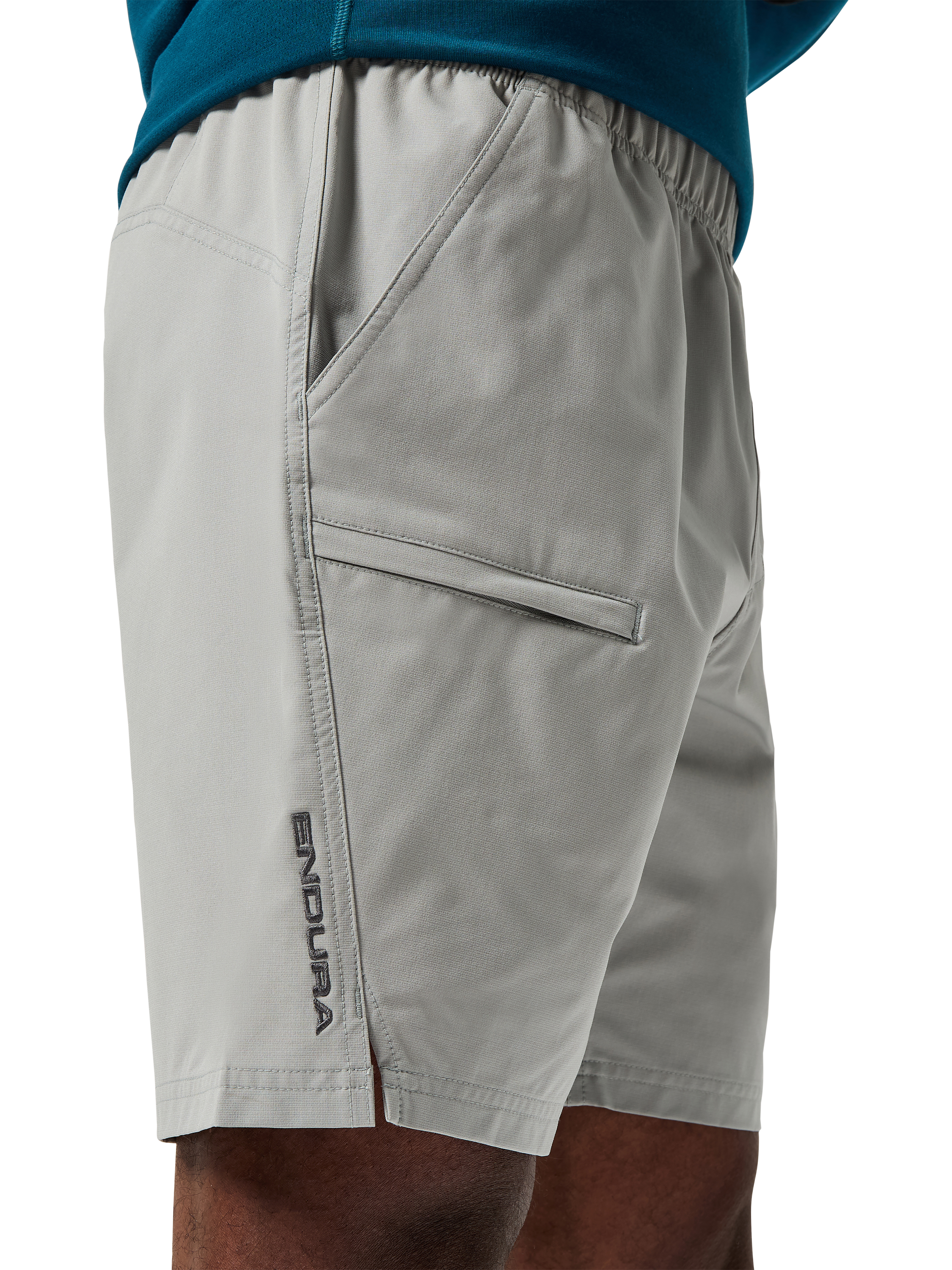 Product image 3 of 4, which shows Endura Men's Loop Baggy Cycling Shorts, Gd Dreich Grey, S